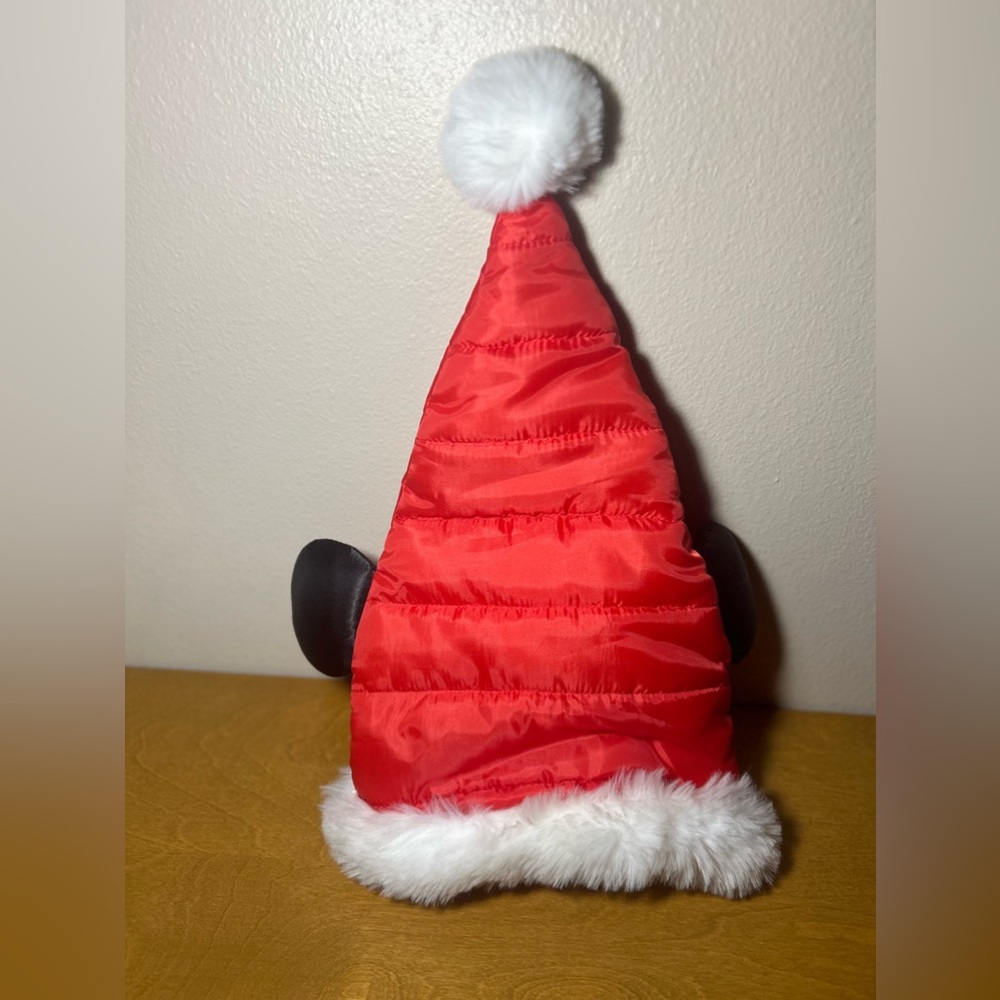 Disney Parks Mickey Mouse Christmas Red Quilted Santa Hat Ears Cosplay Ms. Claus
